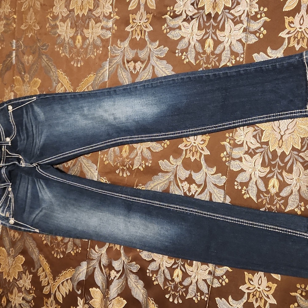 Classic Blue Miss Me Skinny Jeans Size 26